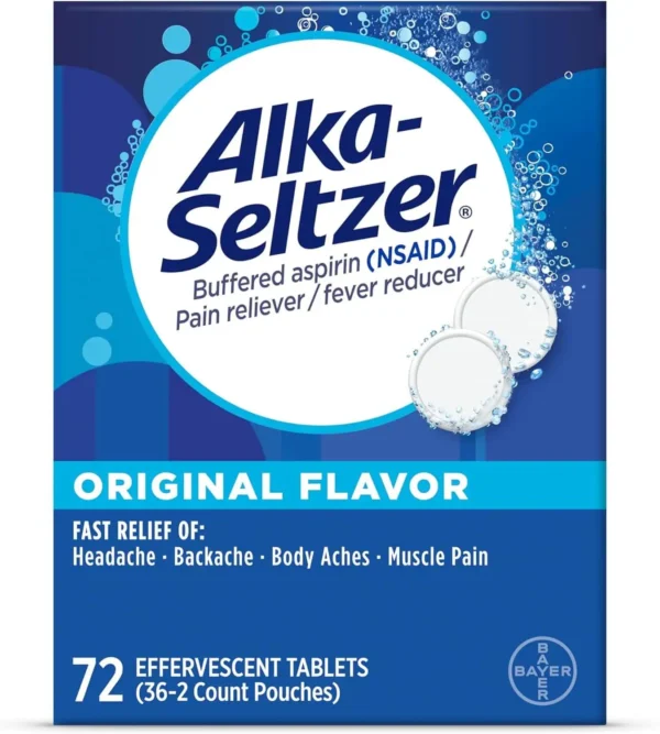 Alka-Seltzer Effervescent Tablets Original Flavor